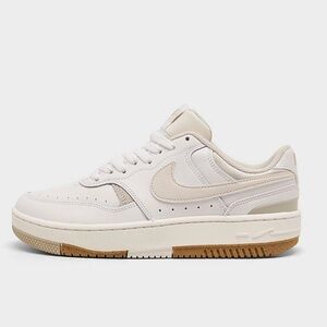 Nike Women's White and Tan Sneakers